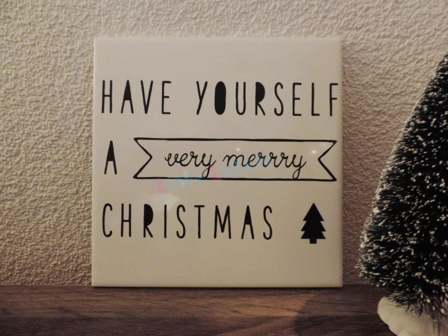 Kersttegel – Have yourself a merry x-mas