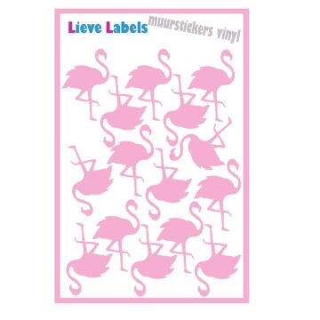Muurstickers - Flamingo - Roze