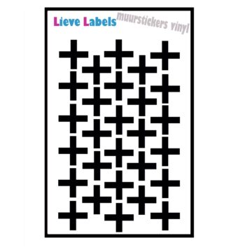 Muurstickers - Kruisjes / Plusjes