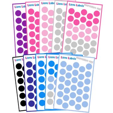 Muurstickers - Stippen