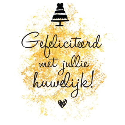 Wijn etiket - Huwelijk