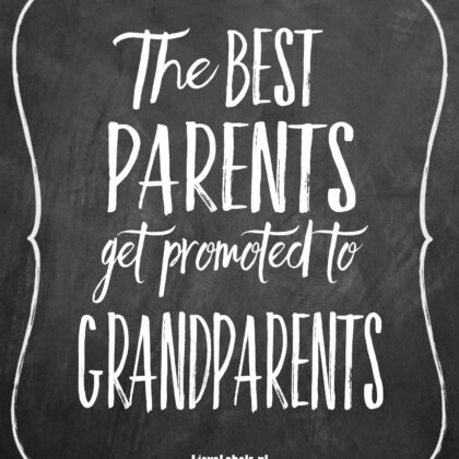 wijn etiket - Grandparents
