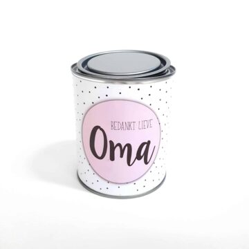 Cadeaublik - Bedankt lieve oma