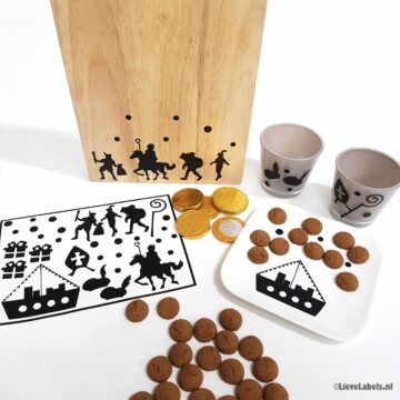 DIY Stickers Sinterklaas