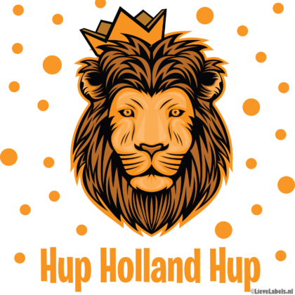 Herbruikbare statische raamstickers - Hup Holland