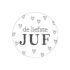 Stickers - De liefste juf | 10 stuks