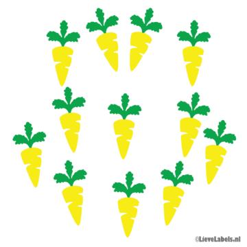 Herbruikbare statische Stickers - Peeën Zomerspelen