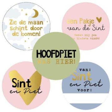 Stickers - Zie de maan schijnt | 10 stuks