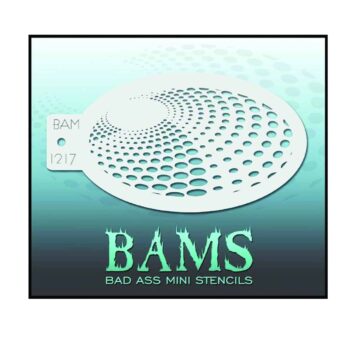 Bad Ass BAM stencil 1217