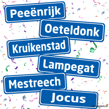 Herbruikbare statische raamsticker - Naamplaat