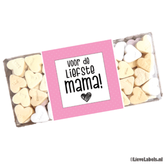 Doosje met vruchtenhartjes - Voor de liefste mama!