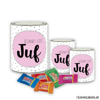 Cadeaublik - Bedankt lieve juf