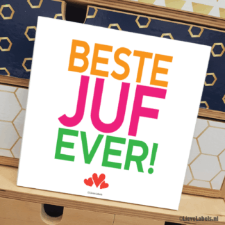 Tegeltje - Beste Juf